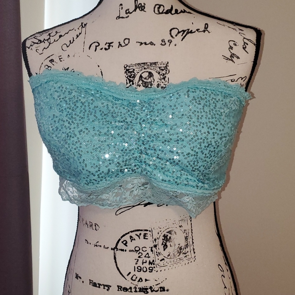 Laced Sequin Bandeaus